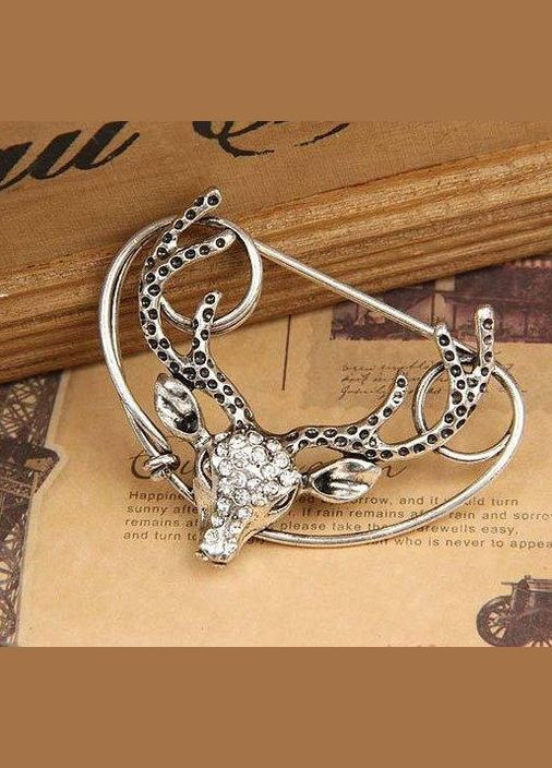Винтажный стиль - модная массивная брошь олень, 1406 Fashion Jewelry (338431488)