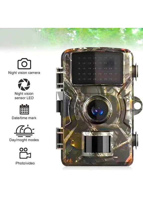 Міні відеореєстратор для полювання на батарейках, IP66, DL-001 / Мисливська відеокамера / Фотопастка для полювання BIG (363832122)