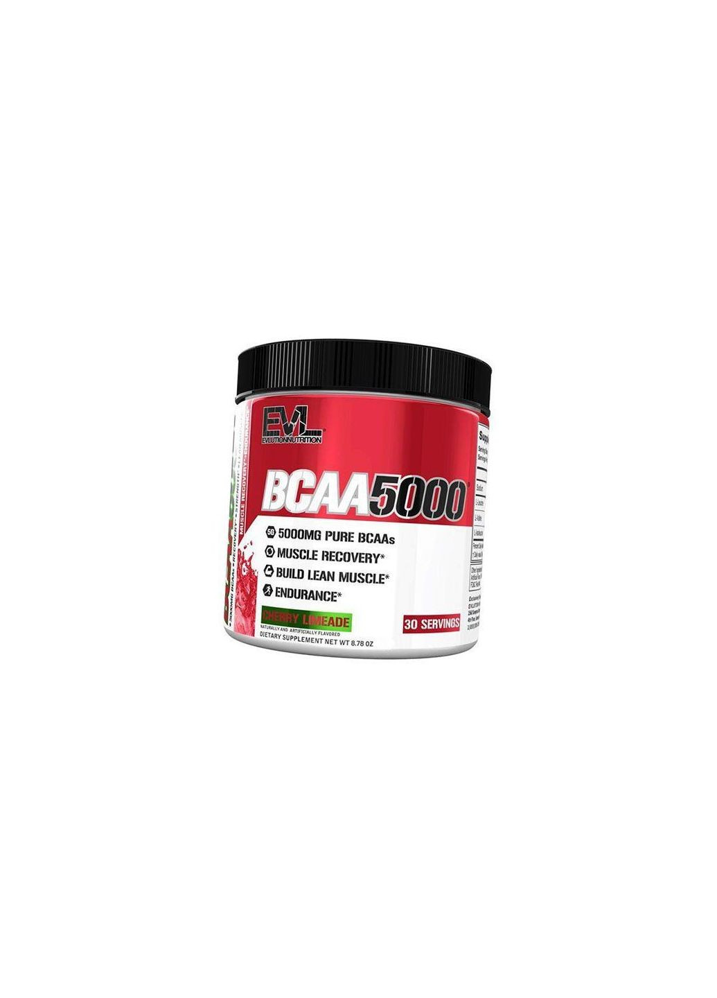 BCAA для мышечной массы, BCAA 5000 Powder, 240г Вишневый лимонад (28385003) EVLution Nutrition (322730359)