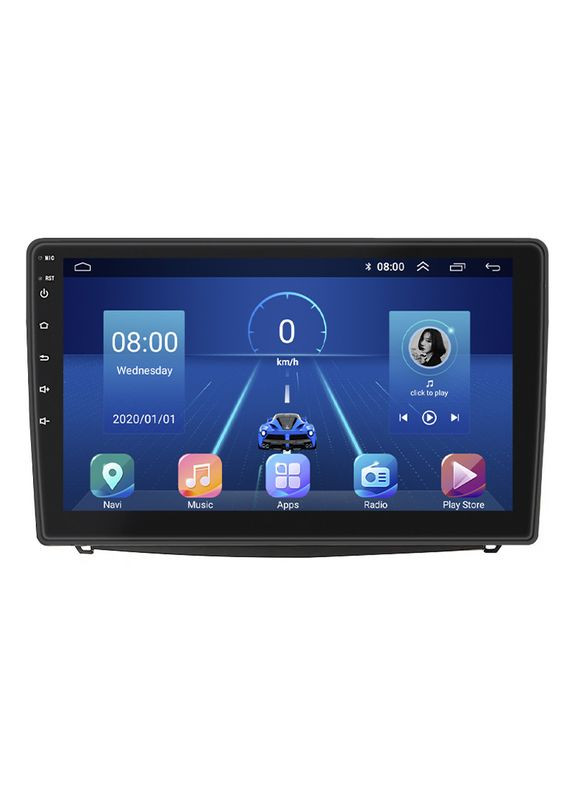 Штатна магнітола для Fiat 500L I 2012-2017 екран 10" 2/32Gb 4G Wi-Fi GPS Top Фіат 1 шт. Lesko (336193841)