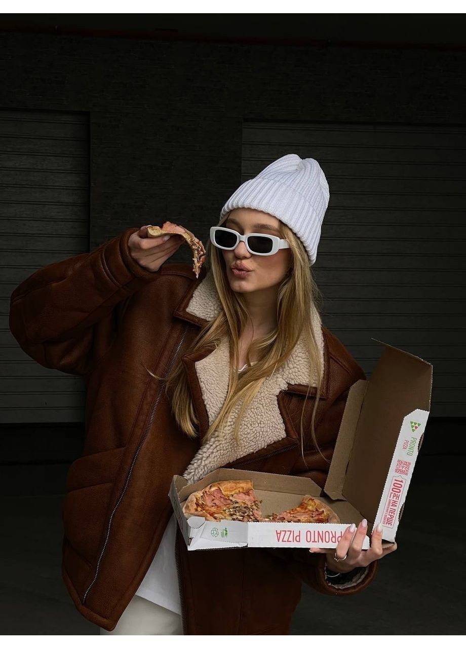 Шапка унисекс бин в рубчик JUGO LOVELY (364686732)