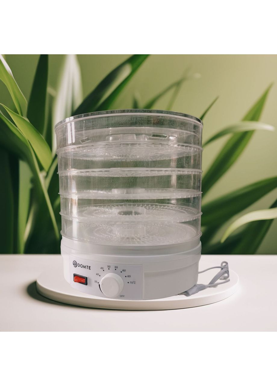 Сушилка электрическая для овощей и фруктов Domte DO-029 800W Белая No Brand (355795365)