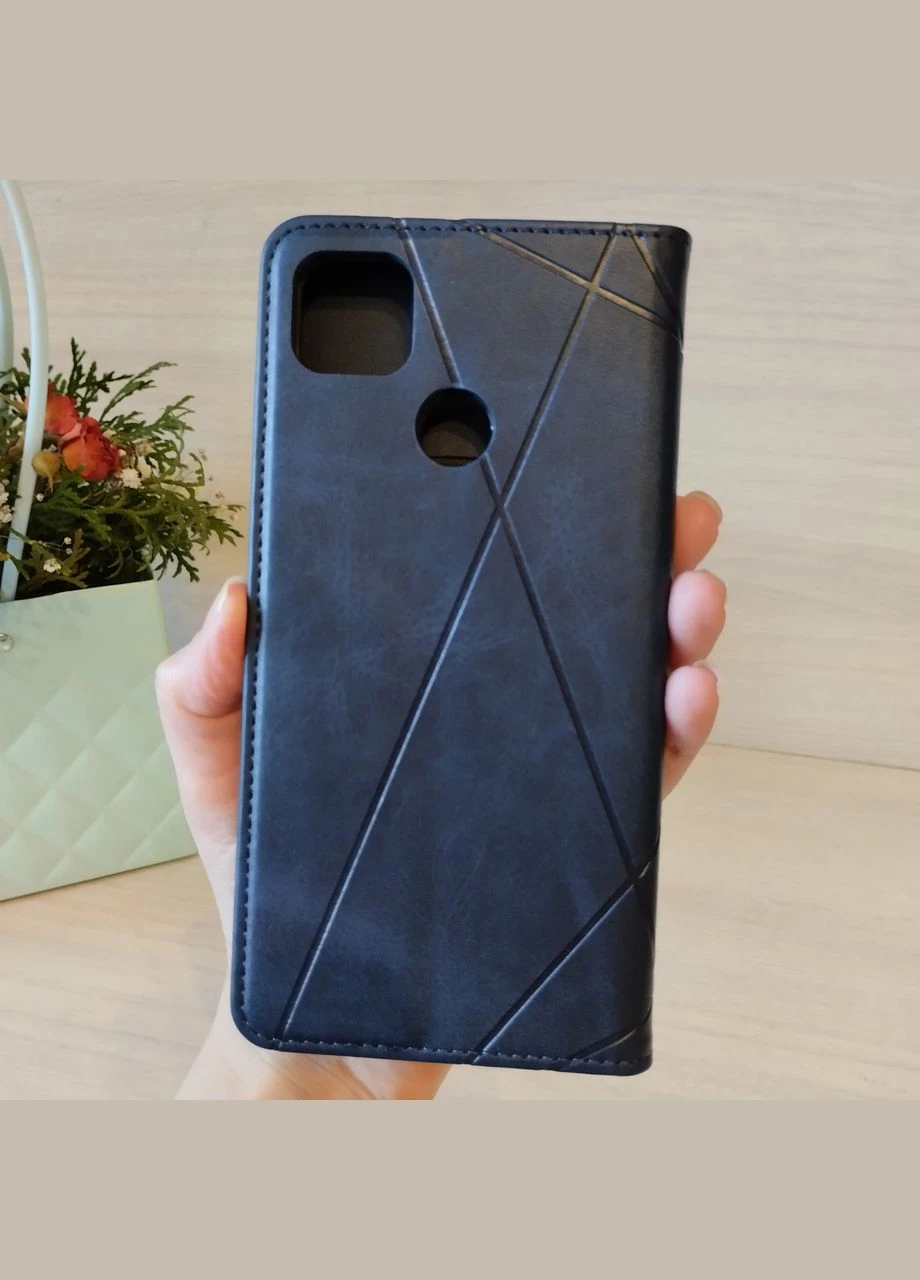 Чохол для xiaomi redmi 10a книжка підставка з магнітом і кишенями під картки пудровий No Brand (300289053)