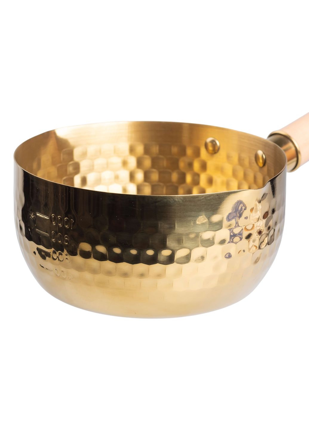 Сотейник з нержавіючої сталі Zhongjing HP-19-24-16CM 16см золото No Brand (358885628)