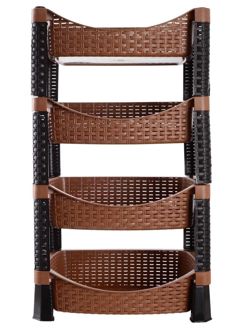 Этажерка 77.5х45х30.5 см (0740 Роттанг Гелакси BEIGE) Violet House (316649885)