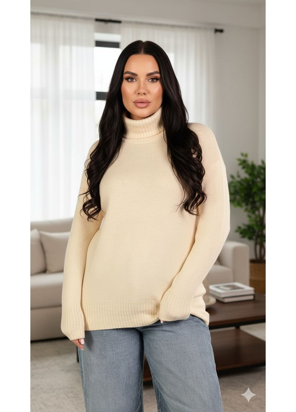 Кремовый свитер Anastasimo