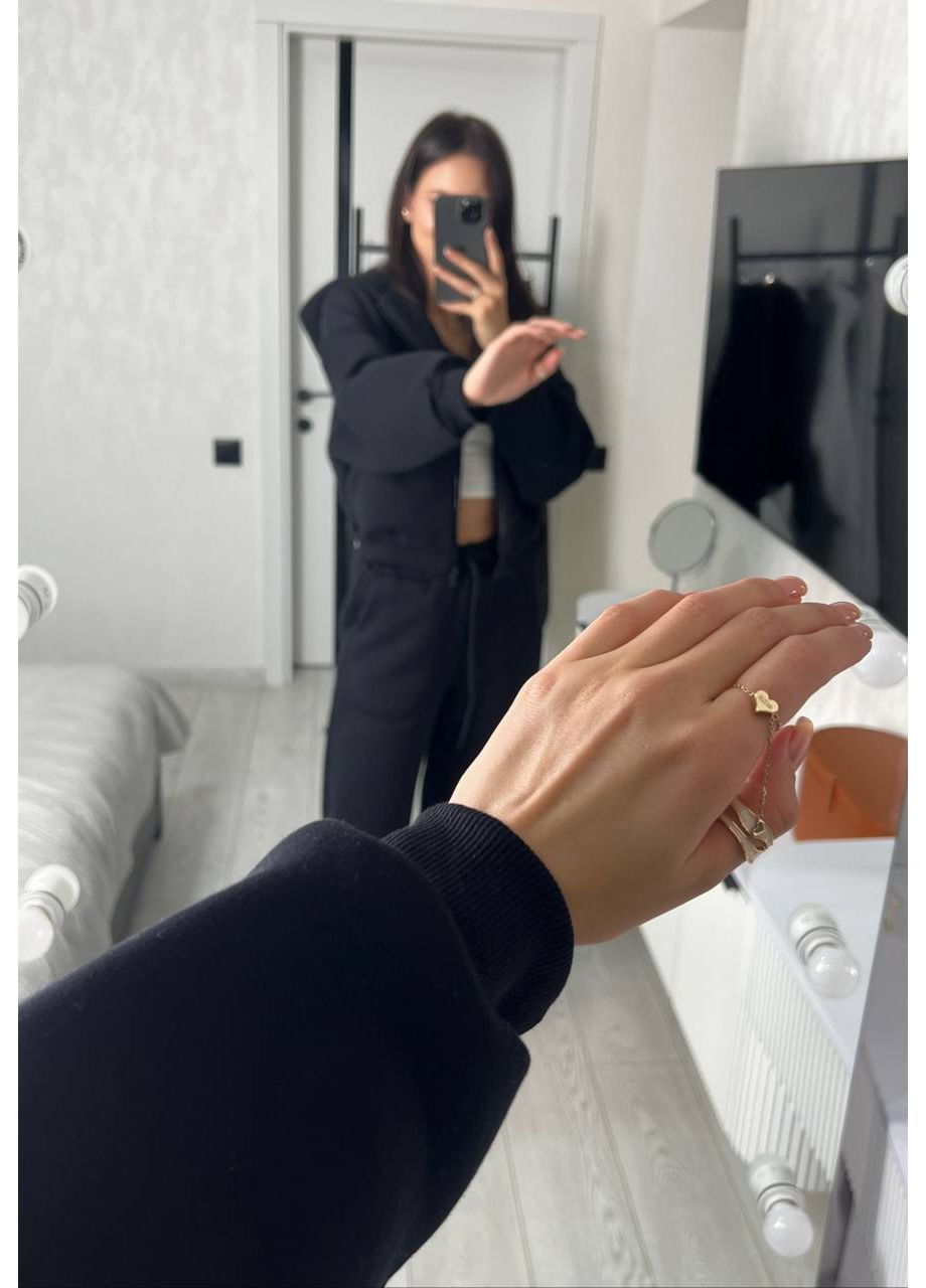 Теплый костюм худые + палаццо из турецкой тринитки на флисе ❄️❄️❄️ Україна (368541100)