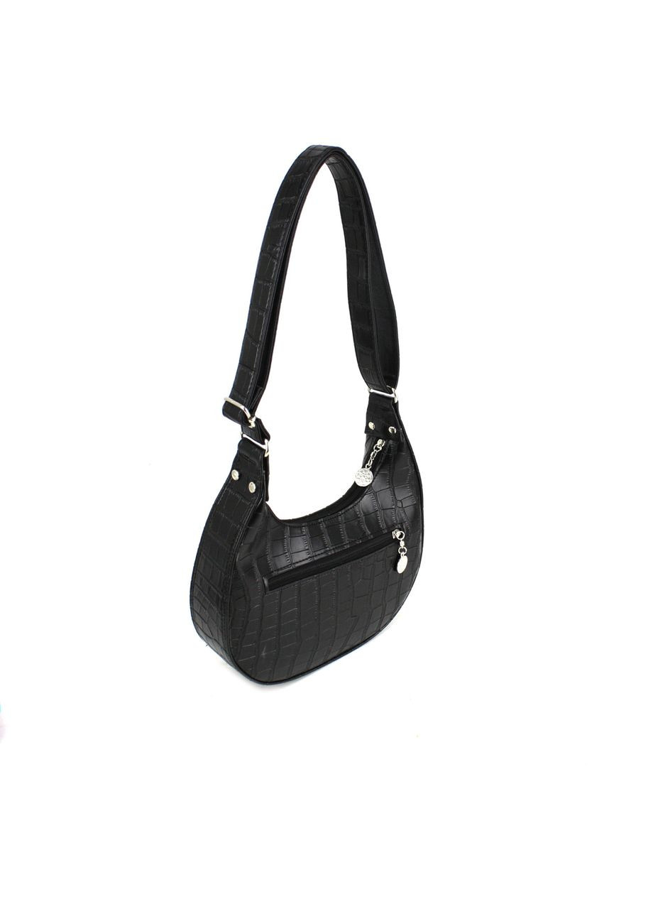 Женская сумка-багет 5512125 черная Voila (292408384)