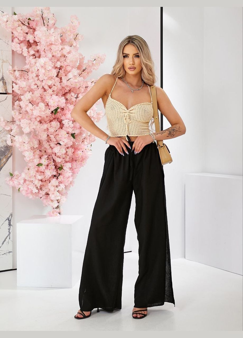 Женские брюки с вырезом No Brand (328054618)