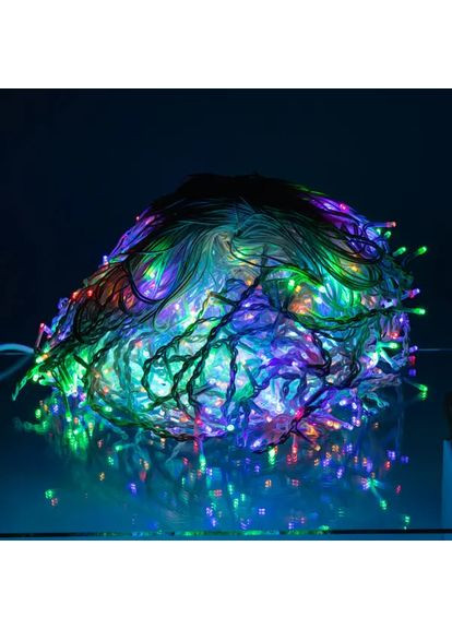 Гирлянда уличная Бахрома 50 м 600 LED белый провод Мультиколор 50MWML Garlando (370800908)