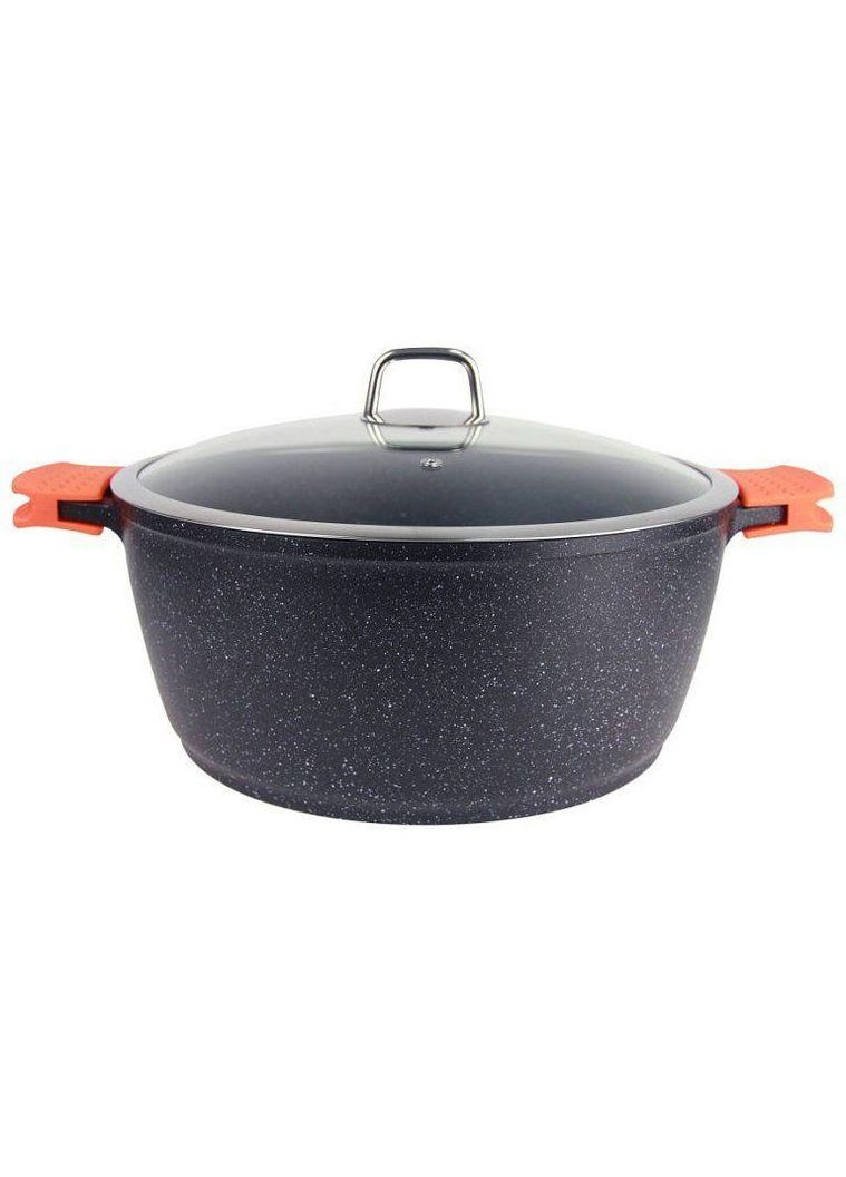 Каструля з кришкою BH-7350-26-MRB 26 см 5 л сіра Bohmann (348133921)