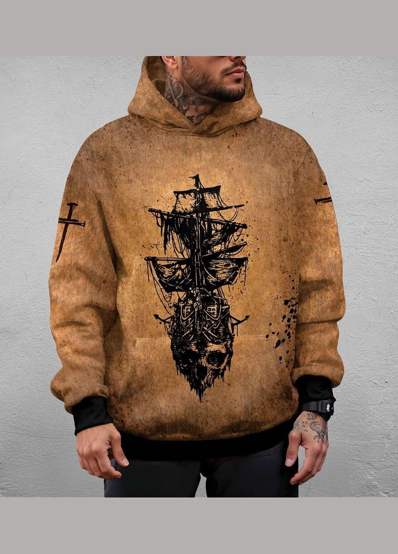 Чоловіче худі корабель череп Яскраво (322617723)