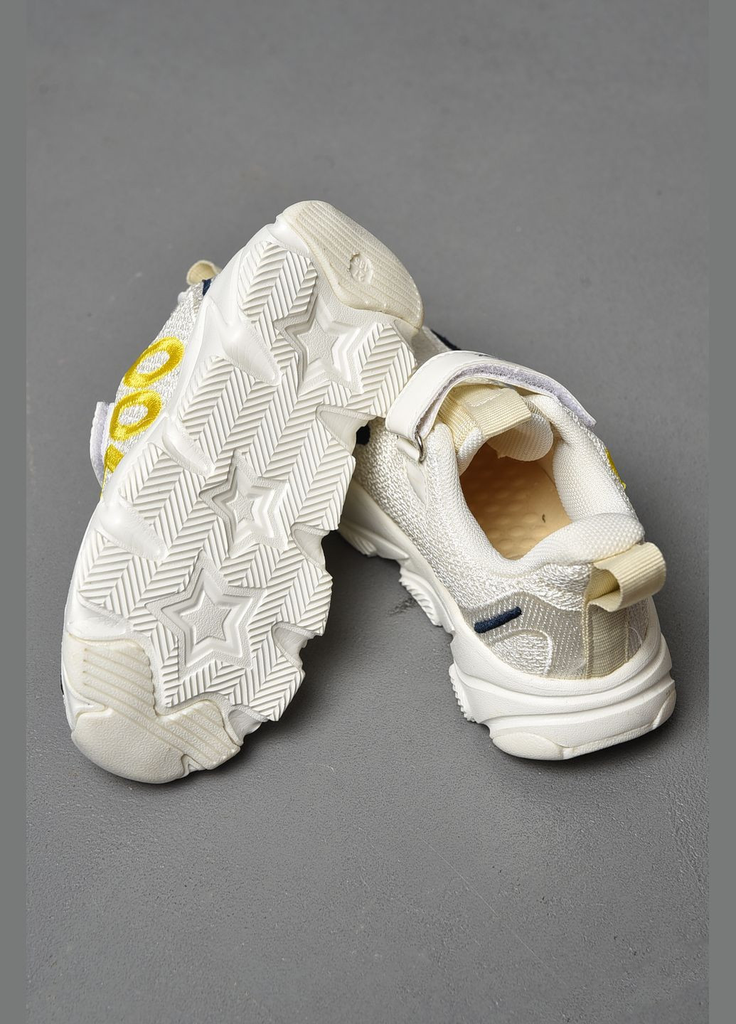 Белые демисезонные кроссовки детские белого цвета Let's Shop