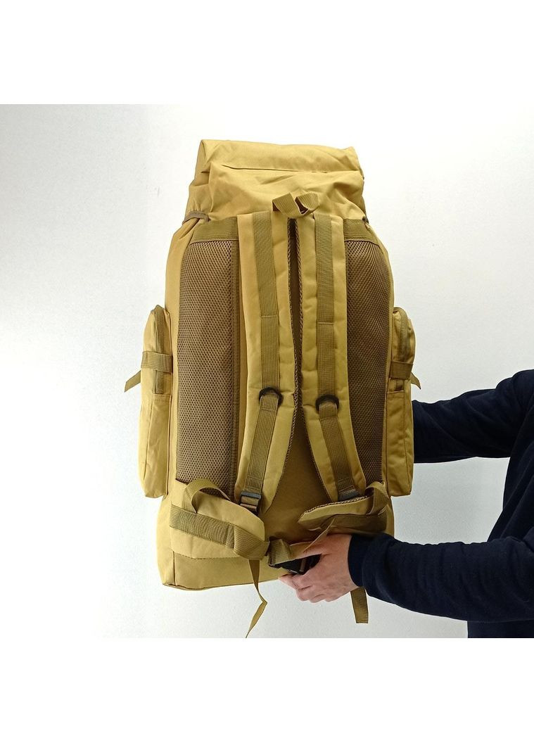 Тактический рюкзак Tactical армейский туристический рюкзак на 70 литров с системой M.O.L.L.E Coyote L&L (363132405)