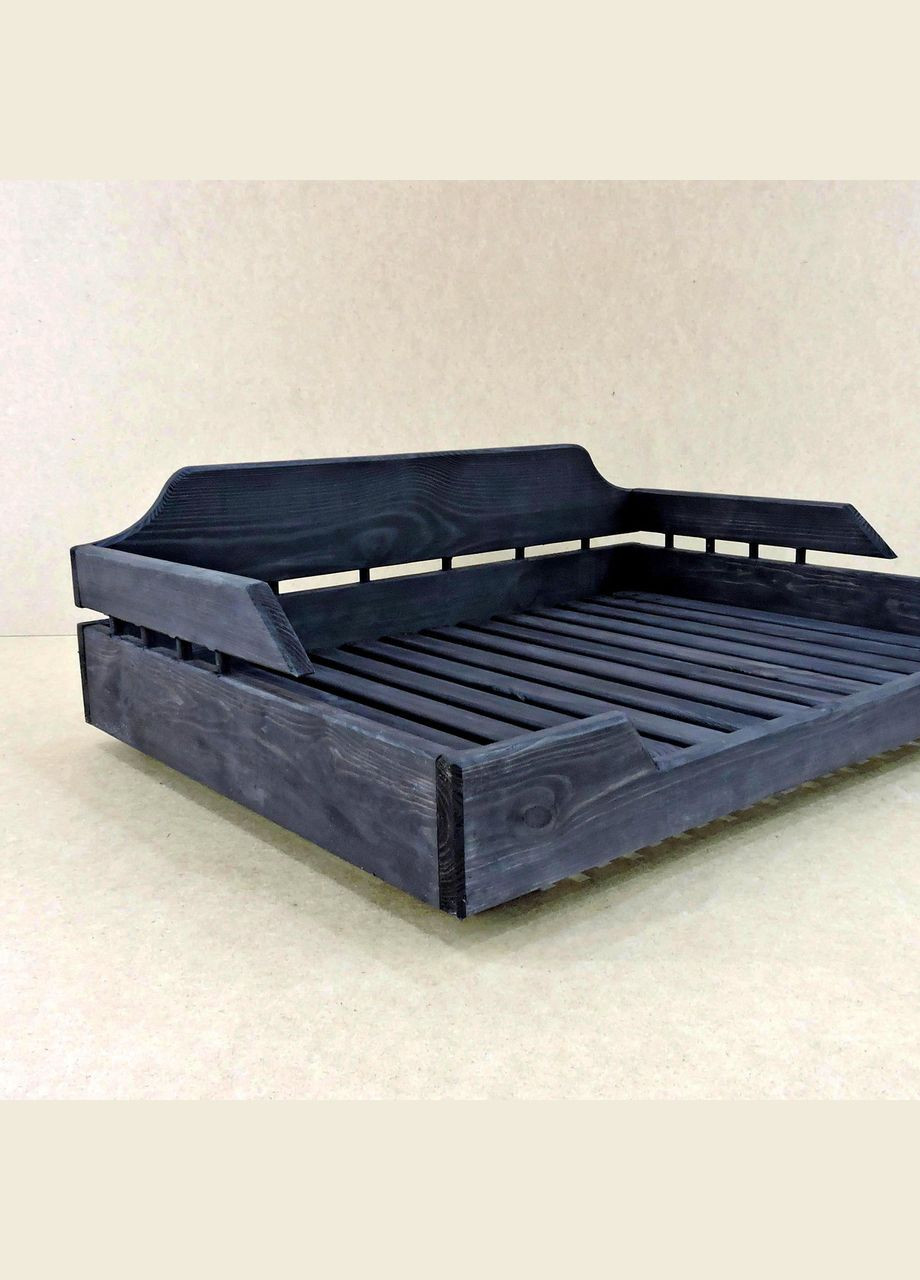 Лежак деревянный для собаки из дерева Алмейда 60х80 венге (ЛЖК-60800612) No Brand (328450414)