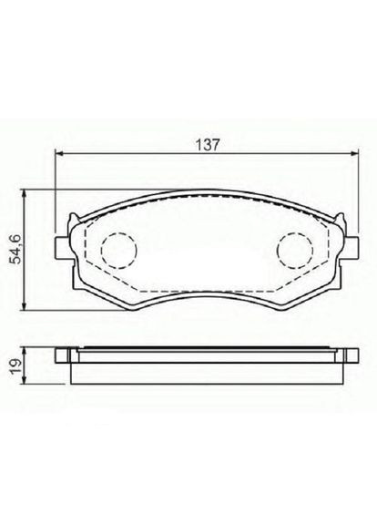 Колодка Bosch 00-00014032 (346483518)