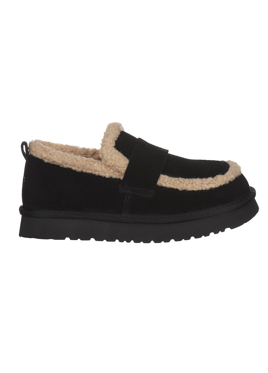 Уггі жіночі 278-2 зимові замшеві без застібки на низькій підошві повсякденні чорні It ts ITTS (365066140)