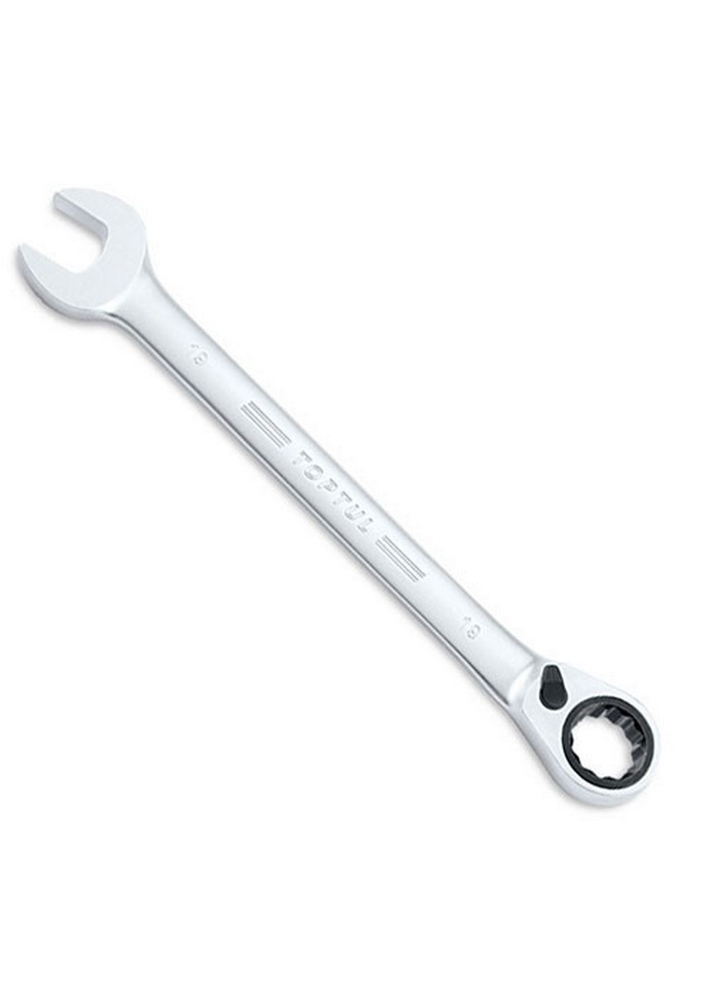 Трещоточный ключ рожково-накидной 27мм TOPTUL (289368876)