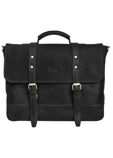 Сумка портфель через плечо для мужчин из натуральной кожи для документов А4 с отделением для ноутбука Коричневый 40528 TARWA (361432912)