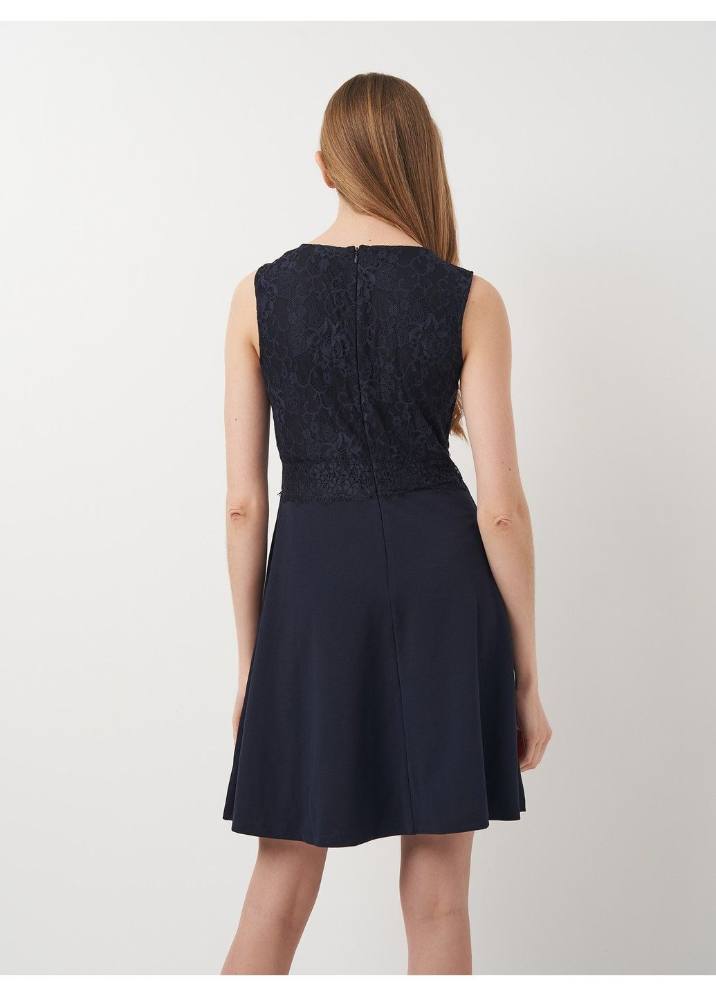 Синя кежуал сукня H&M однотонна