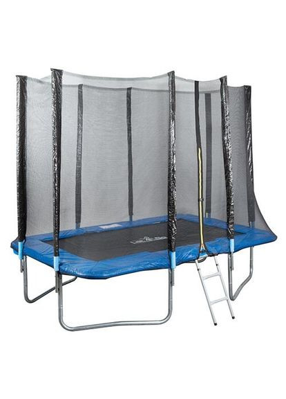 Батут Let'sGo с защитной сеткой 6х9' (183x274см) синий World Sport (361932402)