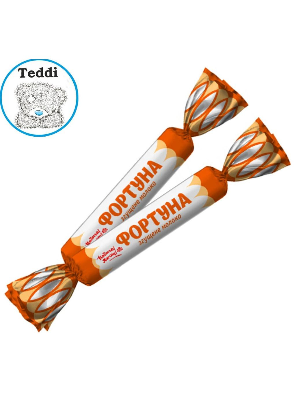 Конфеты "Фортуна" со вкусом сгущенки 1,7 кг., Київські Ласощі (370287162)