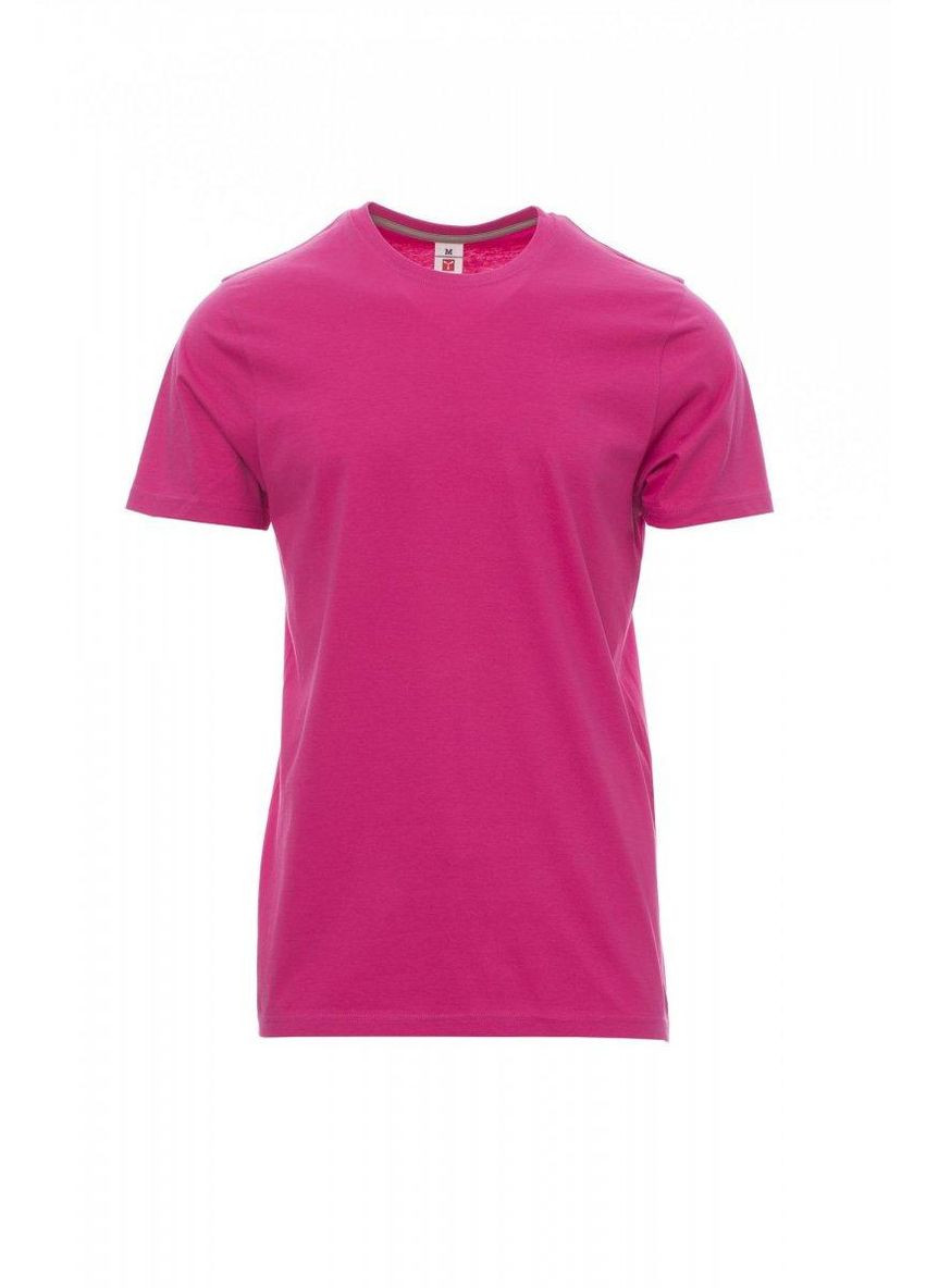 Розовая летняя мужская хлопковая футболка базовая легкая Payper