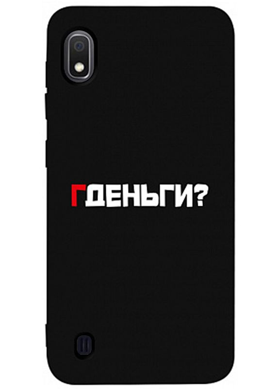 Чехол-накладка Matt TPU 2mm Print Case Samsung Galaxy A10 #61 Gdedengi Black Toto (301782889)