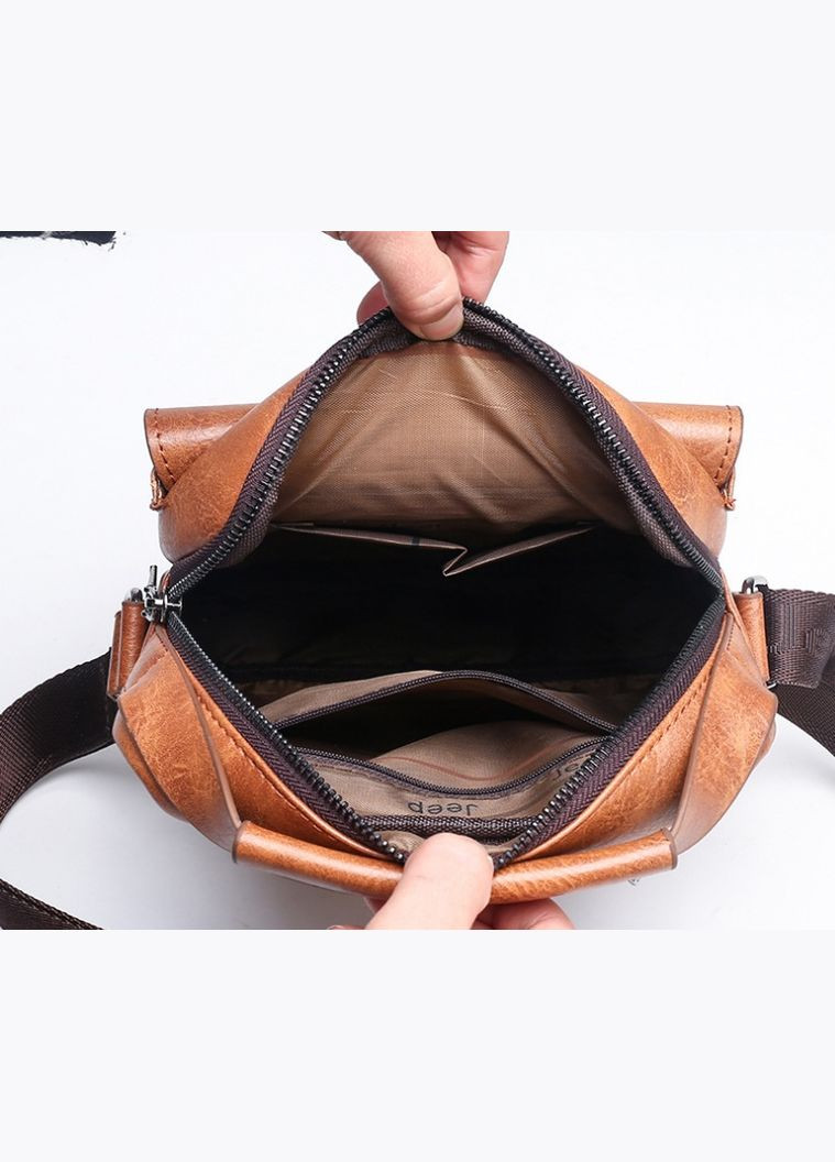 Чоловіча планшет Темно-коричневий (722ДКтк) Jeep сумка (341085566)