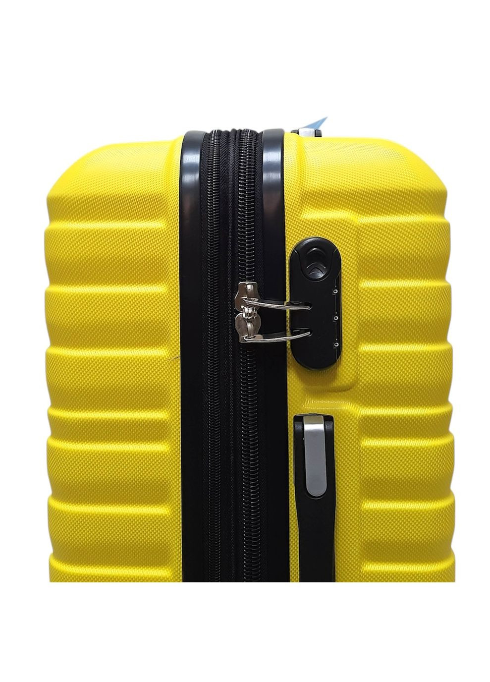 Чемодан дорожный большой Madisson 43303 ABS-пластик/поликарбонат L Желтый Snowball (327215160)