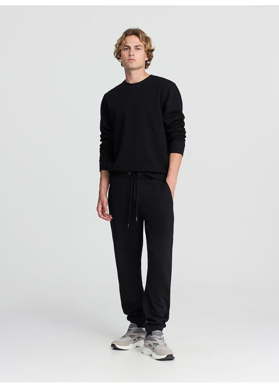 Черный свитшот чел Terranova (362561690)