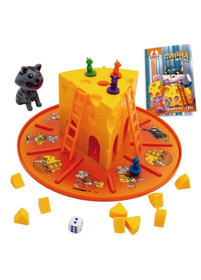 Настольная игра "Сырная вечеринка" VT8055-38 гигантский сыр на круглой основе Vladi toys (367961538)