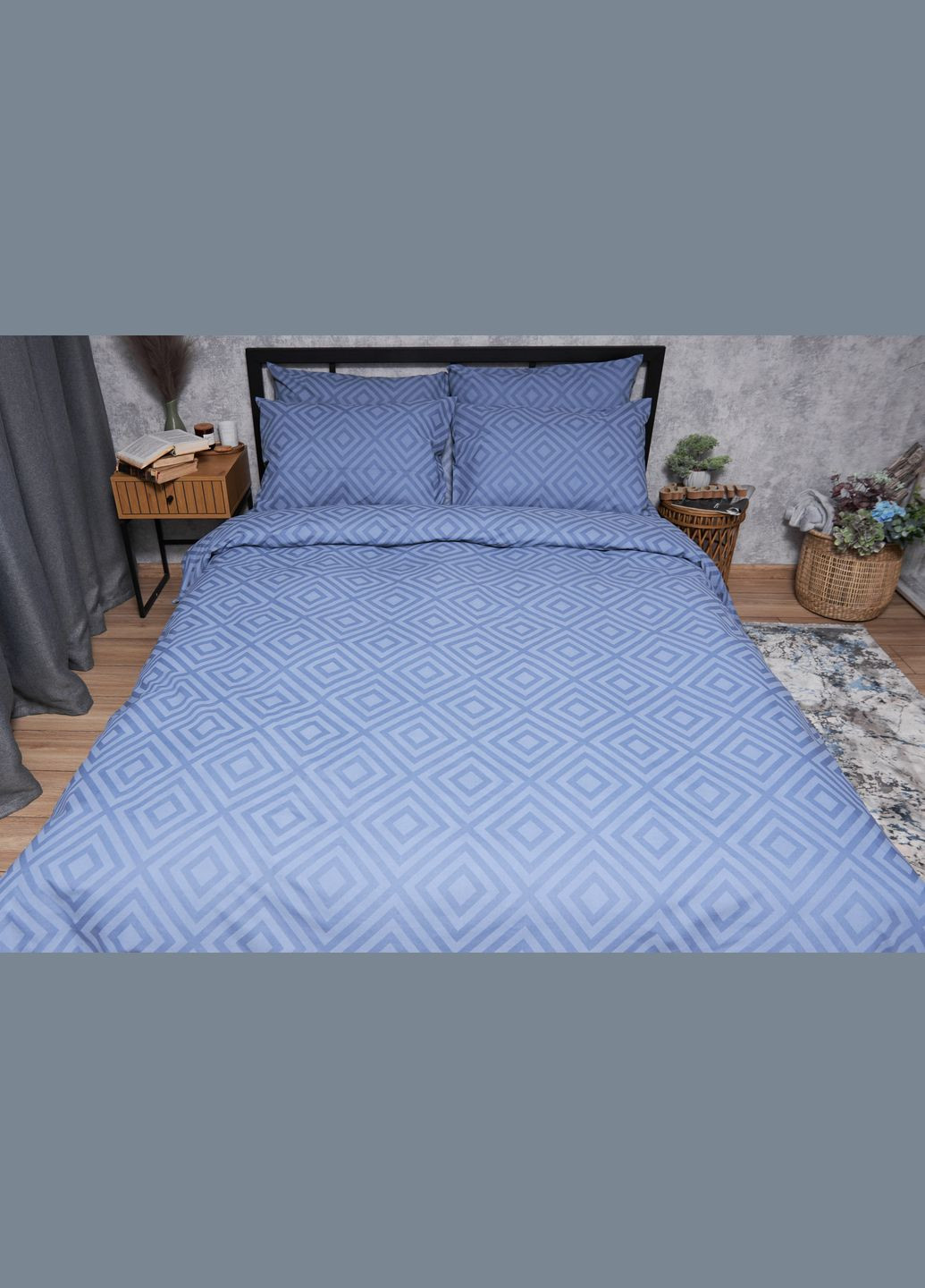 Комплект постельного белья Бязь Gold Люкс «» полуторный евро 160х220 наволочки 4х70х70 (MS-820004644) Moon&Star Crystal (293148279)