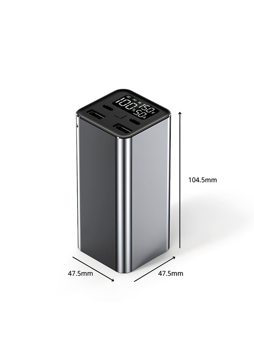 УМБ ViaKing LapTop SYX61 50000 mAh Сірий (N-6) No Brand (356117444)