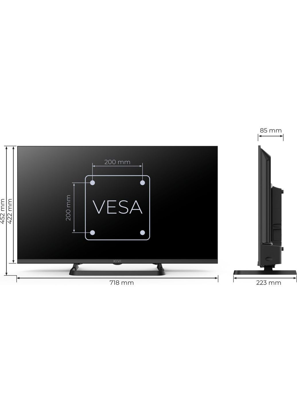 Телевизор 32" 32H710QB KIVI (368583420)