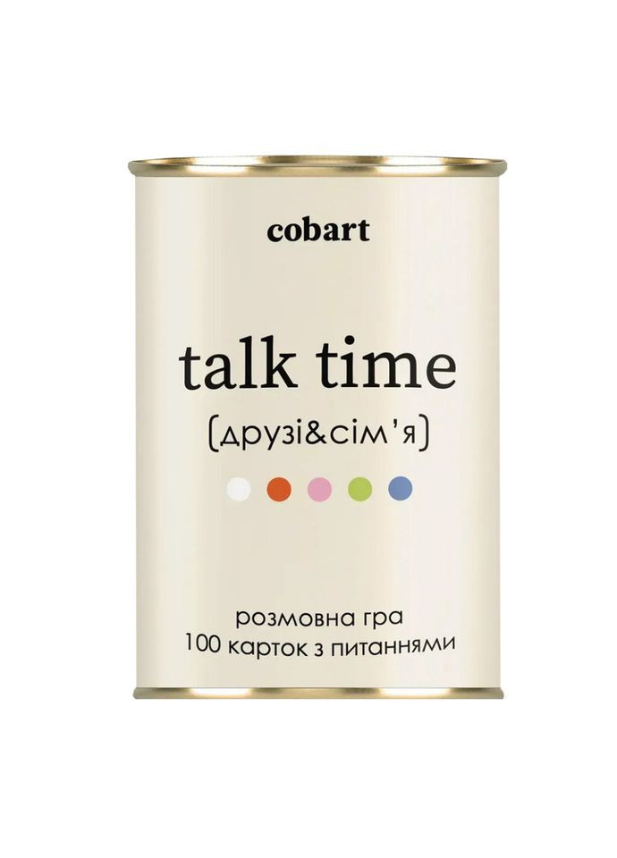 Карткова гра Talk time "Друзі та сім'я" СS-CG-005, 100 карток Cobart (337500040)