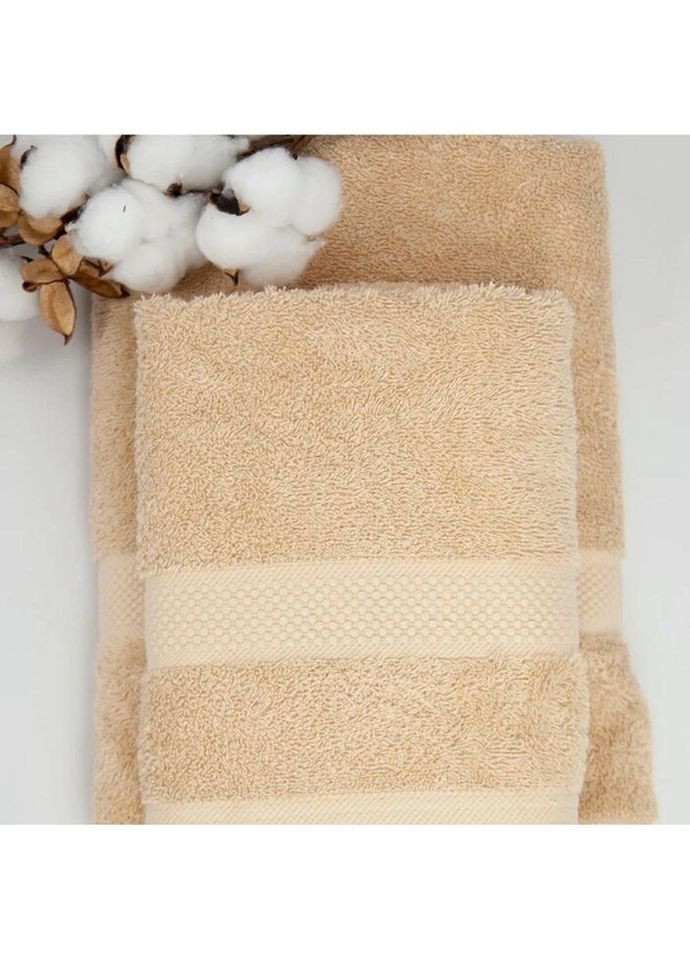 Полотенце для лица банное Honey Beige Р-04138-27853 70х140 см бежевое ТЕП комбинированный