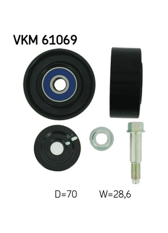 Ролик натяжителя ремня VKM 61069 SKF (399644489)