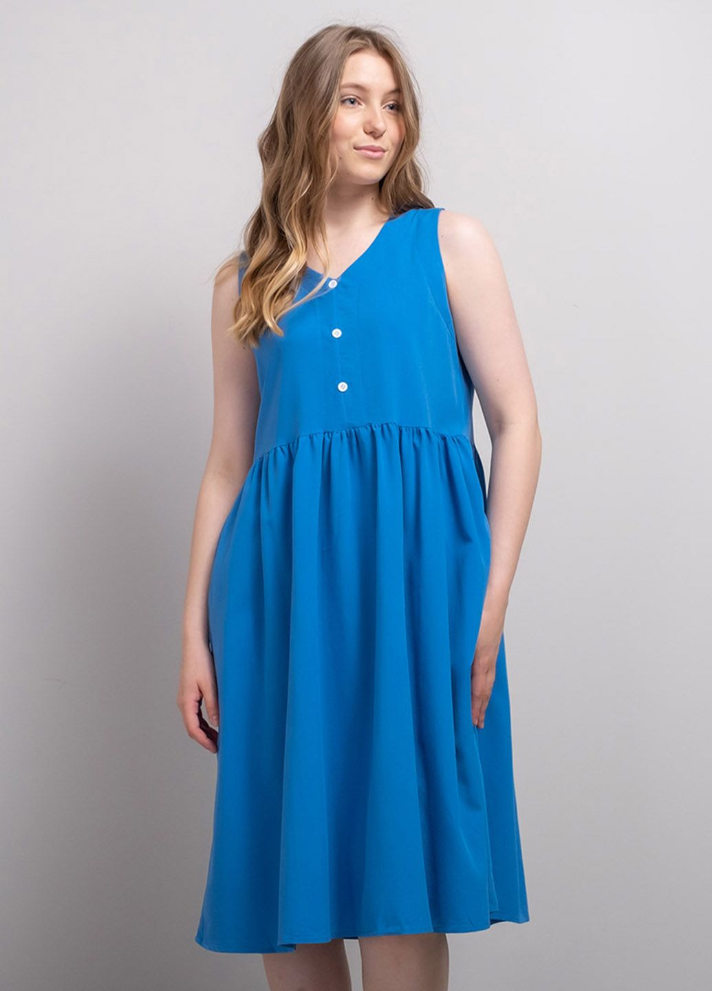 Блакитна кежуал сукня жіноче 340501 Power