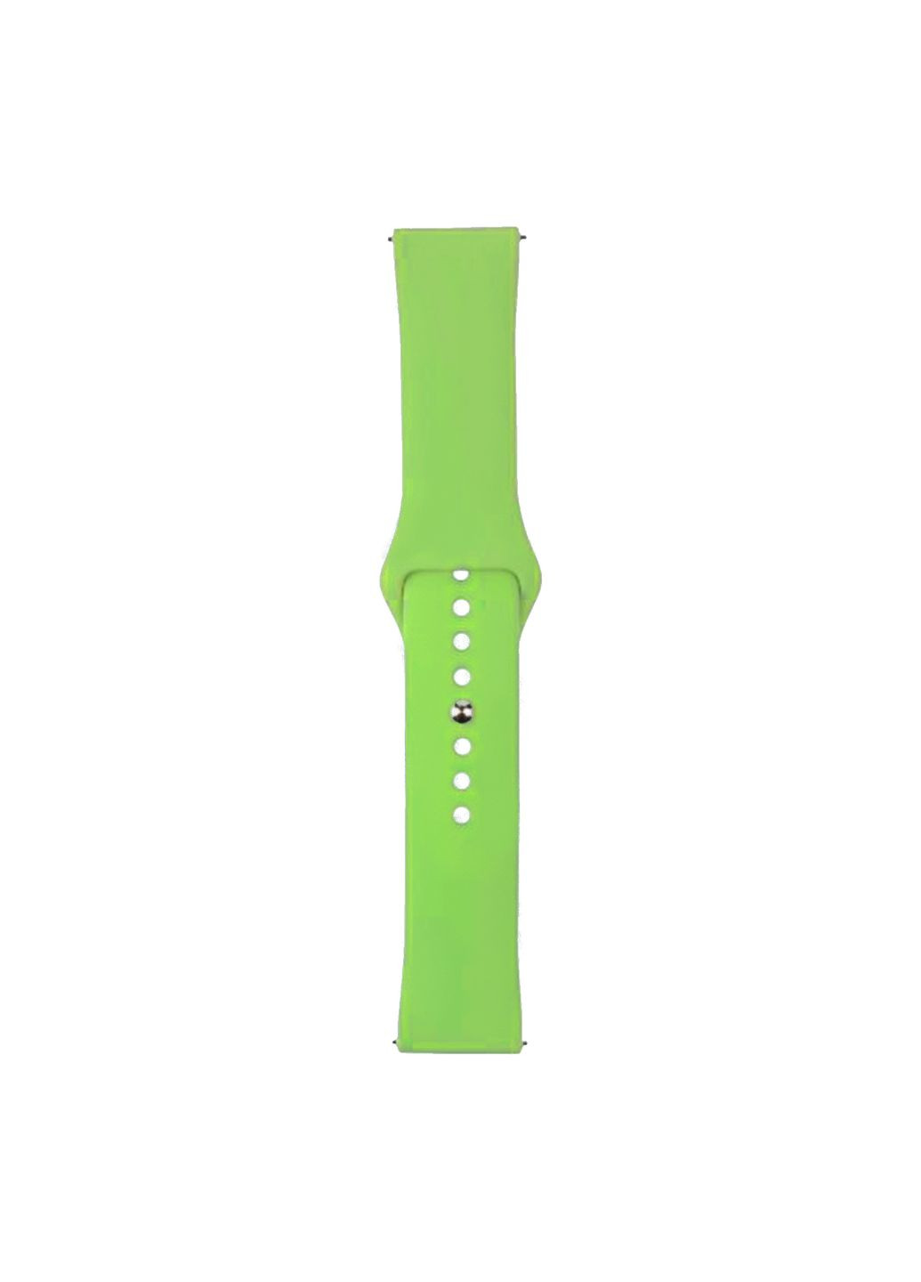 Ремешок Универс 22mm Silicone Original Button Design для Цвет Green Universal Samsung/Amazfit/Huawei (339099988)