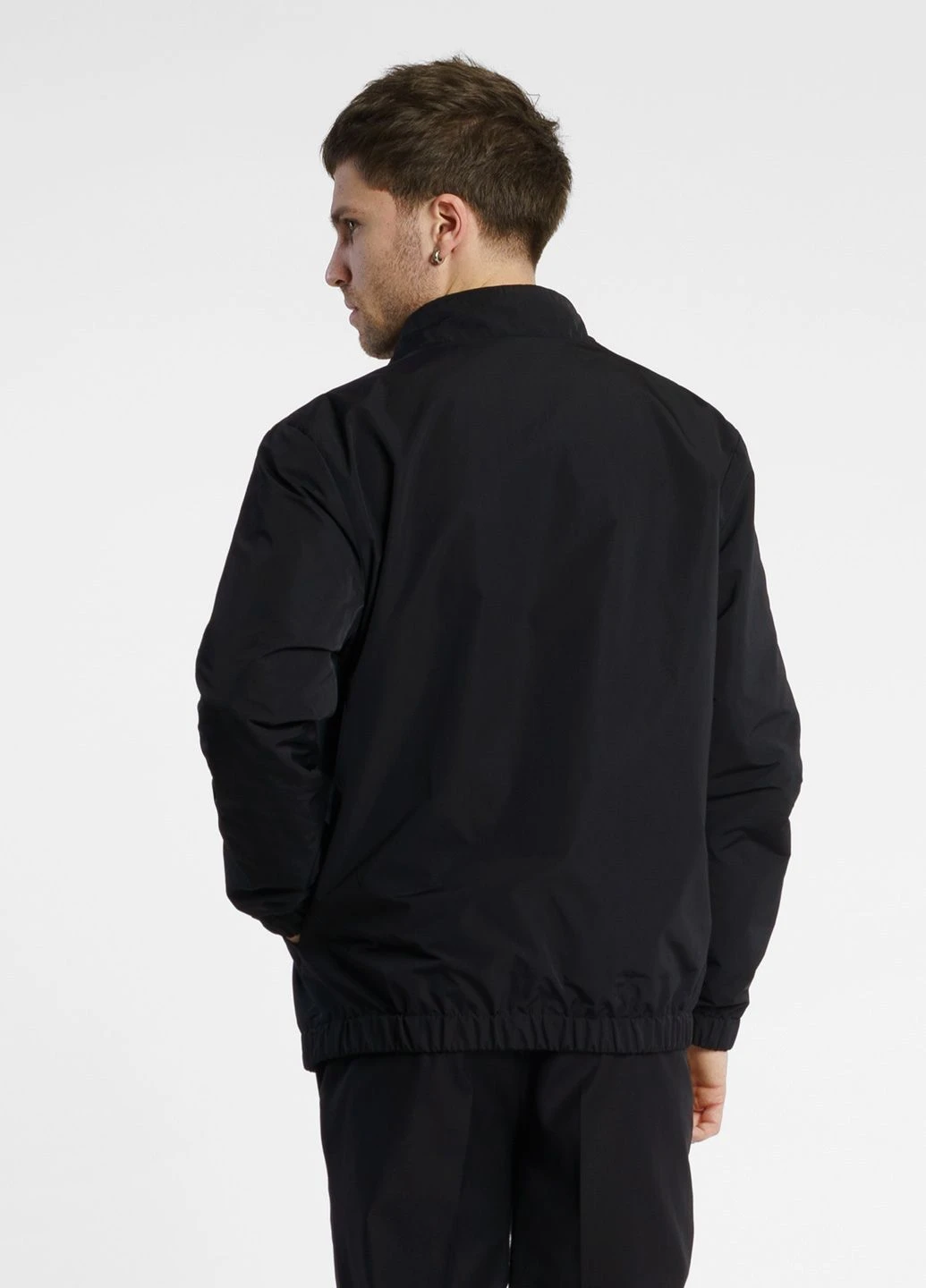 Чорна літня куртка чоловіча чорна Arber BOMBER JACKET KR76