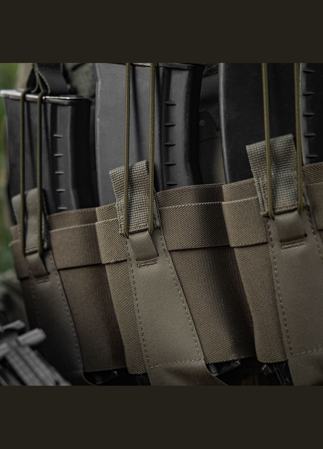 Передняя панель для плитоноски Cuirass QRS на три магазина Ranger Green M-TAC (303261512)