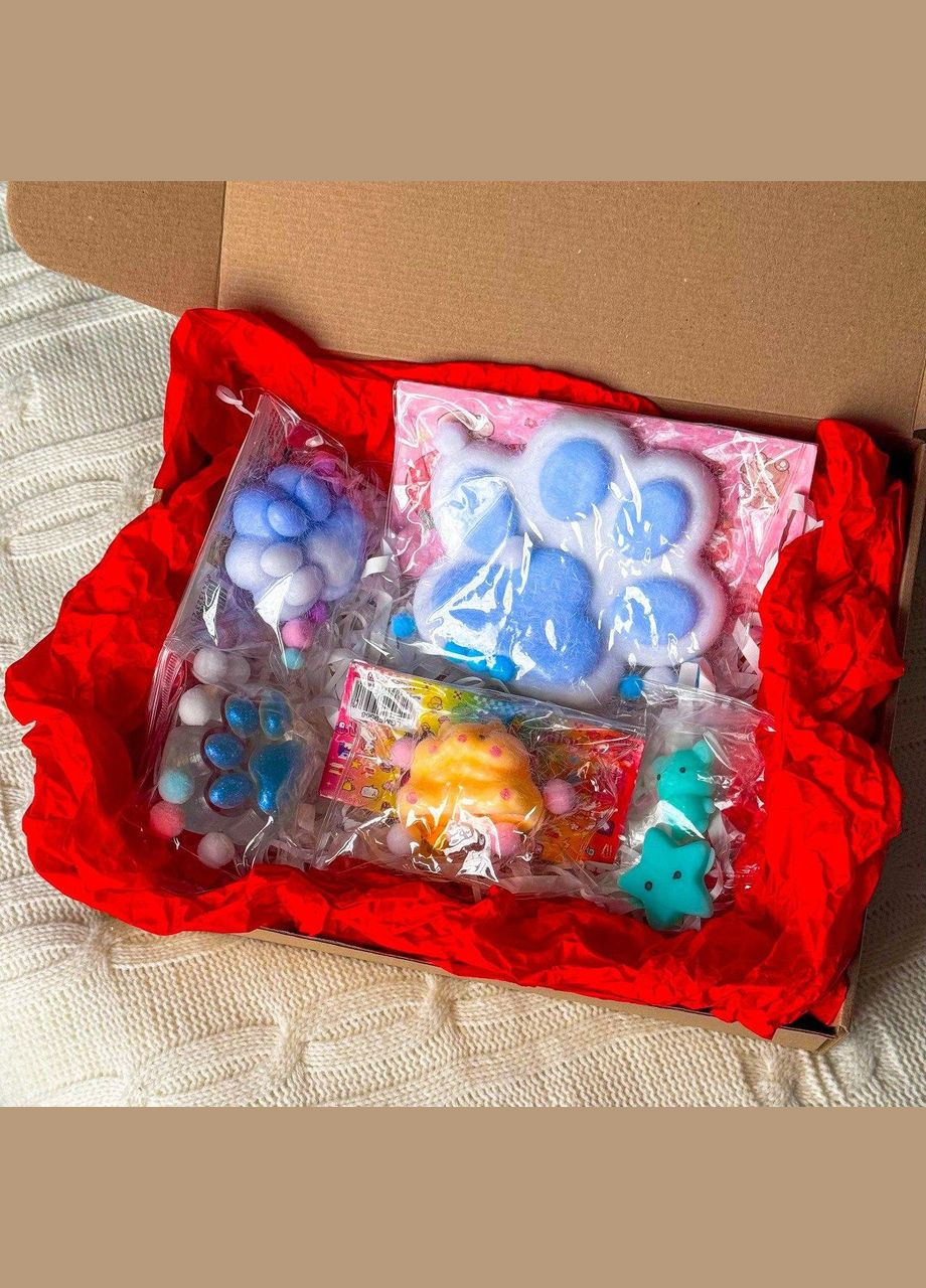 Набор Сквиш Таба Лапки, Хомяк и ассорти No Brand (333163545)