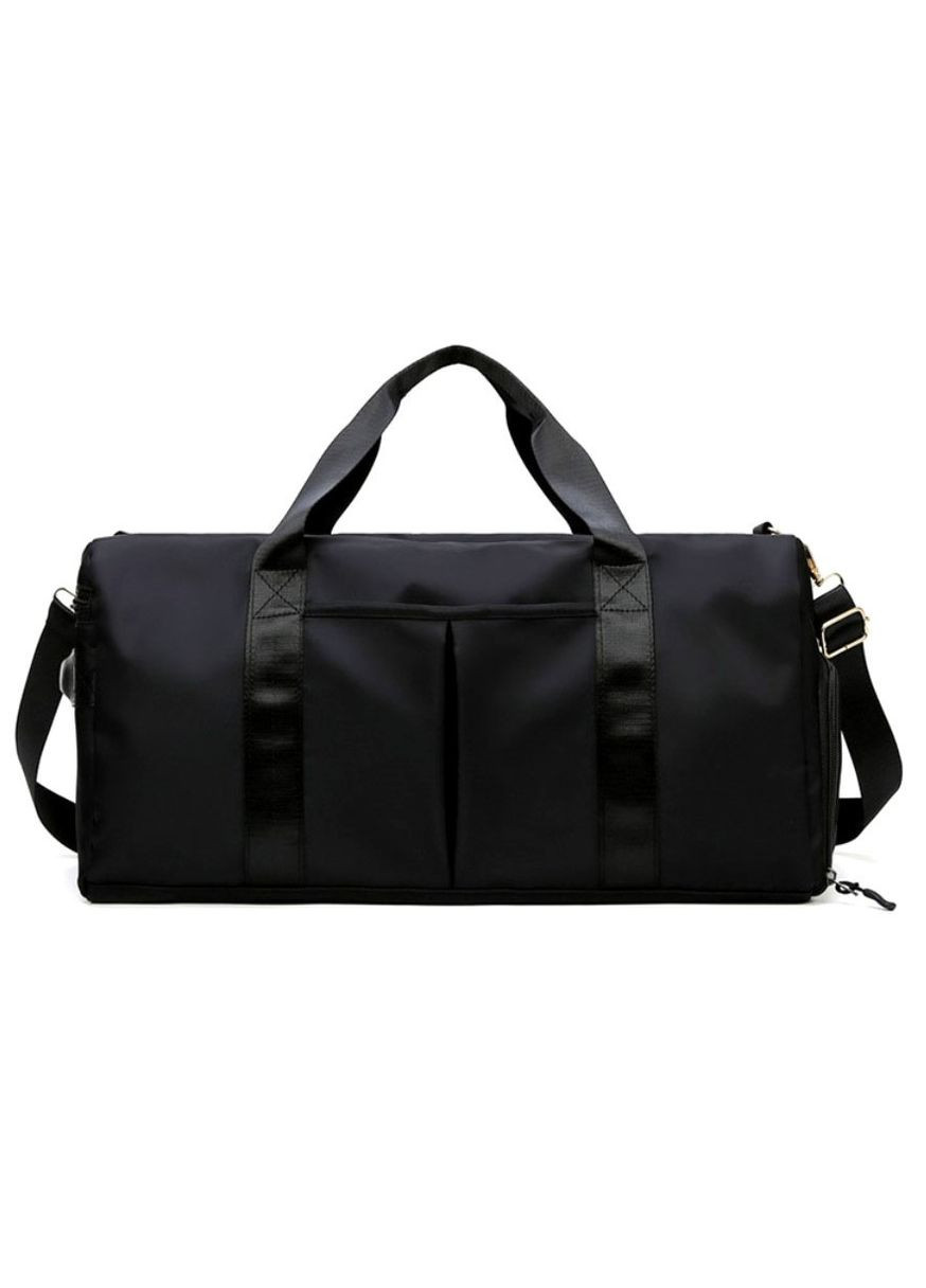 Спортивная сумка с отделами для обуви, влажных вещей 18L Edibazzar черная No Brand (361156482)