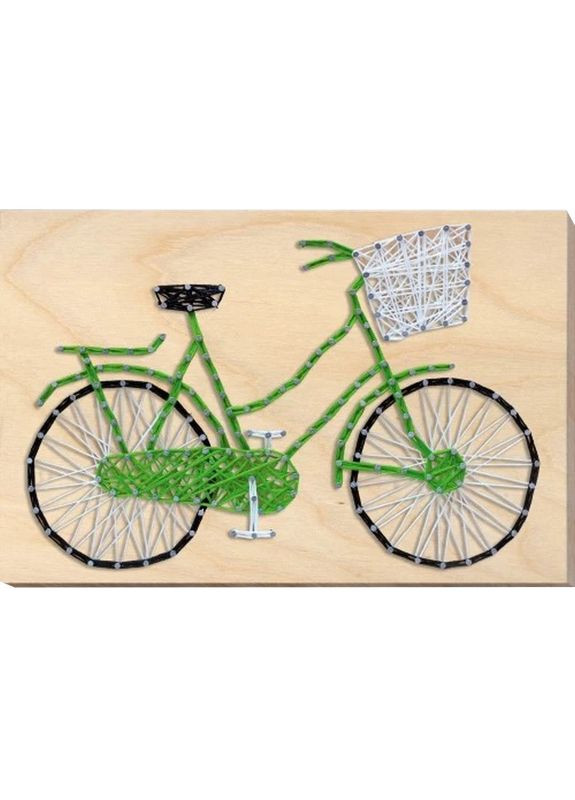 Набор стринг-арт "Велосипед" ABC-011 деревянное основание No Brand (367184885)