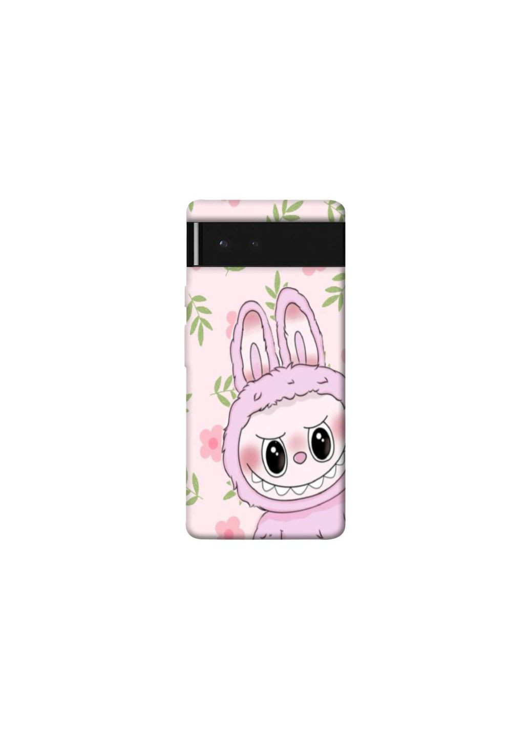 Чехол на Google Pixel 6 Blossom Pink Labubu Frontalka (352225382)