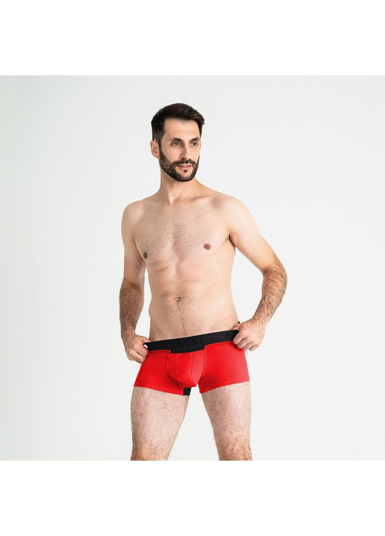 Чоловічі анатомічні боксери із бавовни з сіткою,, Black Series, BSL110-07 MAN's SET Anatomic Classic Light (366575142)