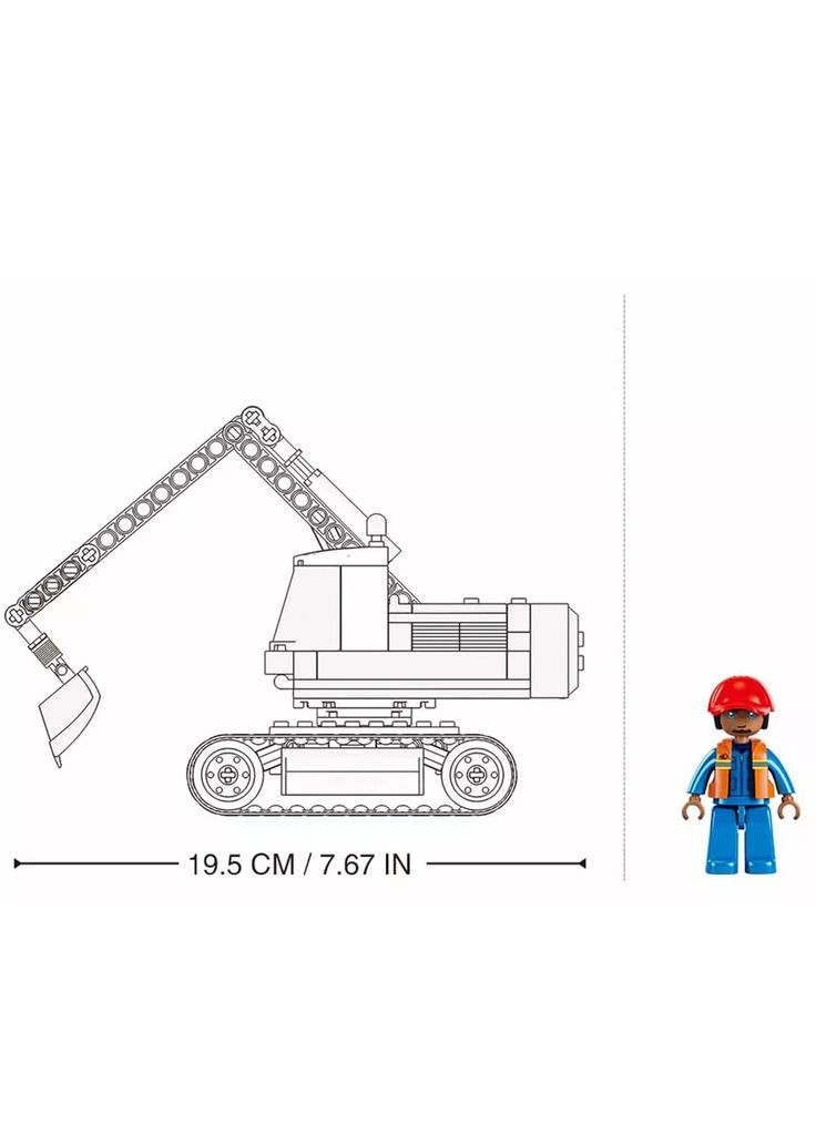 Конструктор Town Маленький экскаватор 152 дет (M38-B1196) Sluban (346998904)