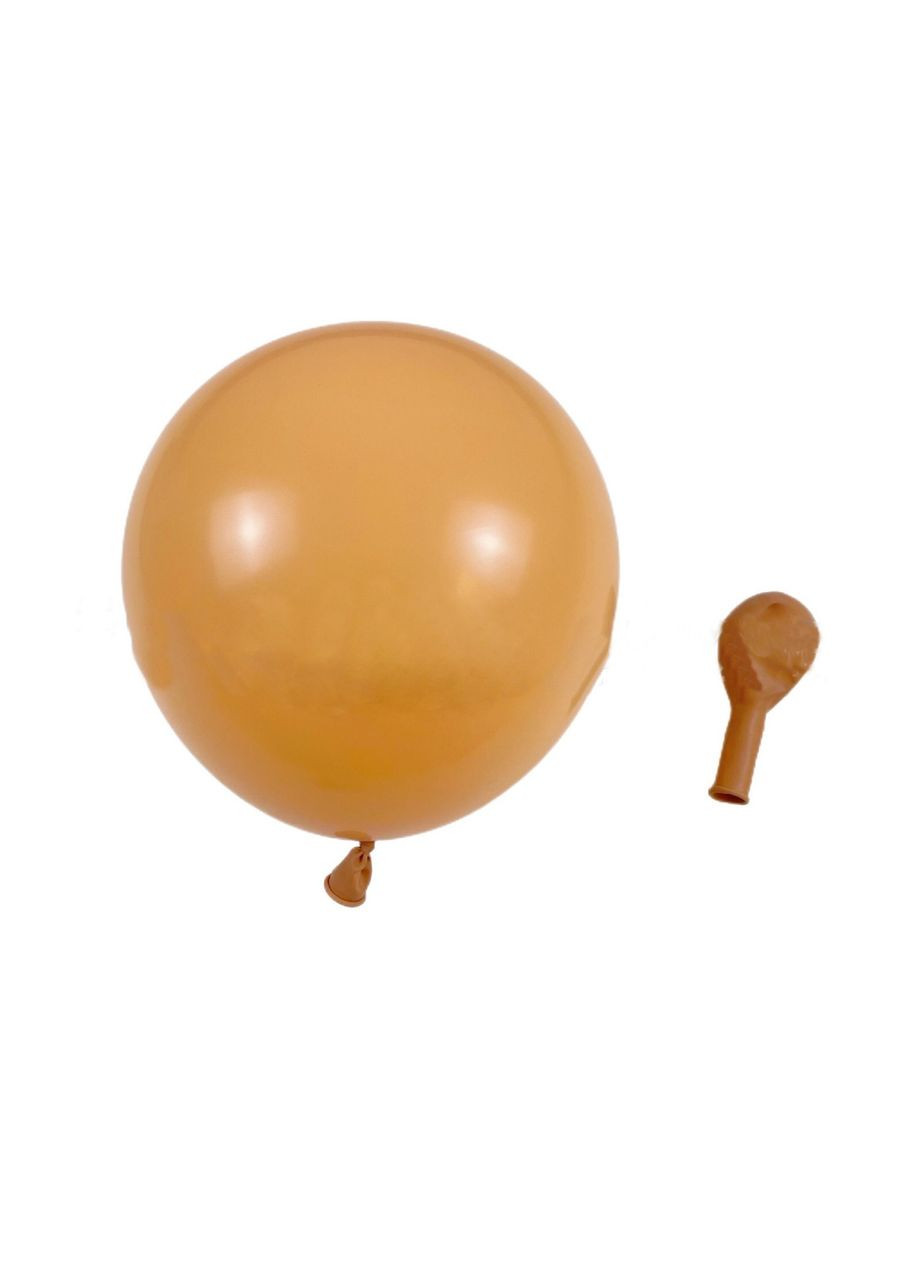 Повітряні латексні кулі колір 030 охра 12 дюймів 10 шт. No Brand (345706901)