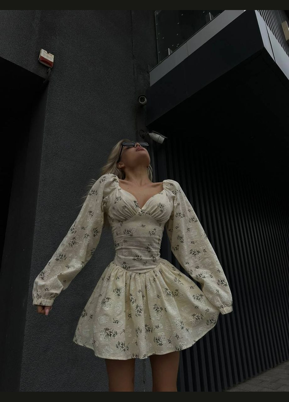 Жіночий комбінезон шорти Adelante комбінезон-шорти квітковий жовтий повсякденний